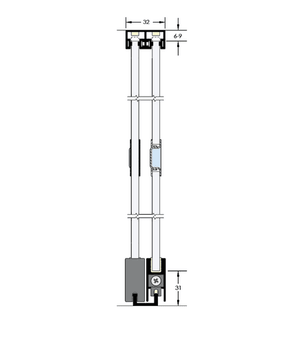 ASEC Sliding Glass Door Gear