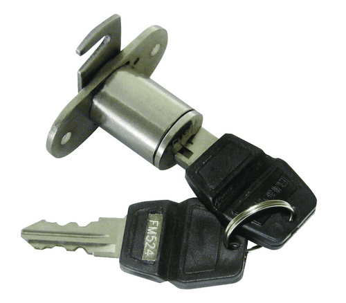 ASEC Twin Flange Fix Furniture Pedestal Hook Cam Lock AS9959
