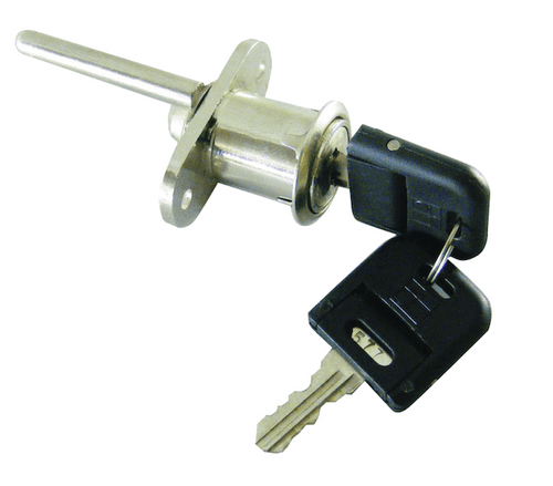 ASEC Twin Flange Fix Furniture Pedestal Lock AS9956