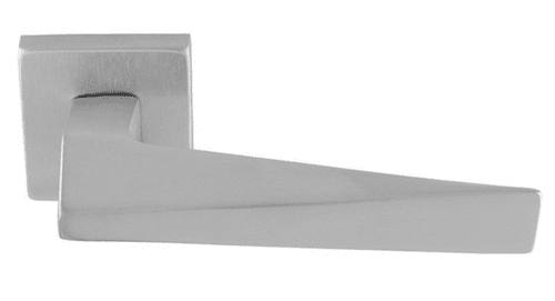 Bordo Lever On Concealed Fix Push-on Square Rose - EUL140SC - Satin Chrome