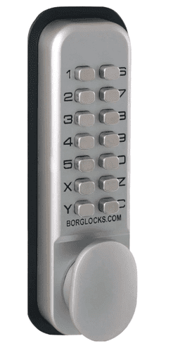 BORG LOCKS BL2201 Digital Lock With Optional Holdback Inside Handle And 60mm Latch