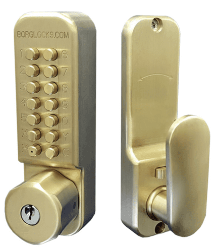 BORG LOCKS BL2701 Cu-Shield ECP Antimicrobial Easicode Pro Digital Lock With Key Override