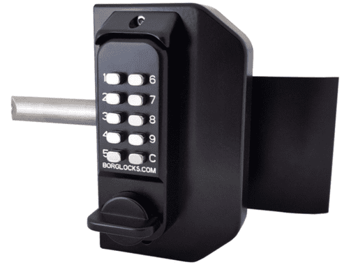 BORG LOCKS BL3080 MG Pro ECP Easicode Mini Gate Lock Knob Operated Keypad With Inside Handed Pad