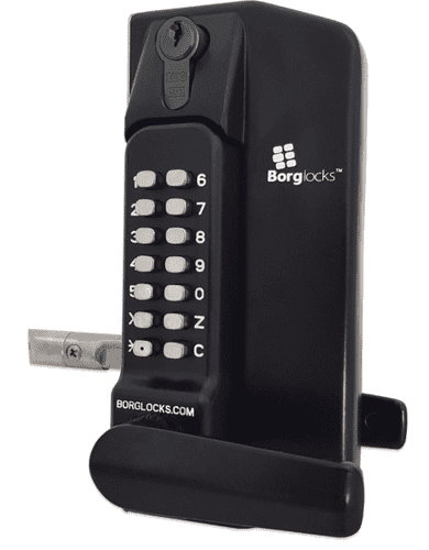 BORG LOCKS BL3400 ECP Lever Operated Marine Grade Metal Gate Single Digital Lock
