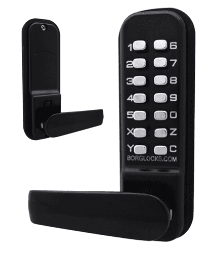 BORG LOCKS BL4401 Wooden Gate Digital Lock With Optional Holdback