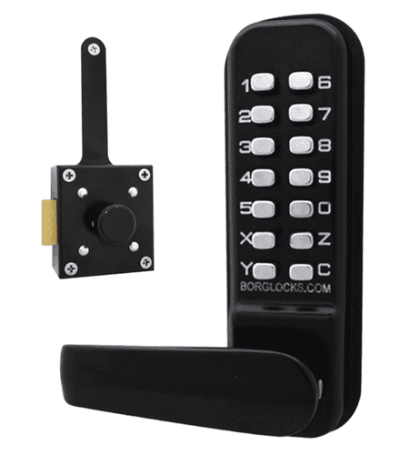 BORG LOCKS BL4409 Wooden Gate Digital Lock With Slam Latch