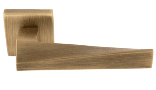 Carlisle Brass - Bordo Lever On Concealed Fix Push-on Square Rose - EUL140AB - Antique Brass