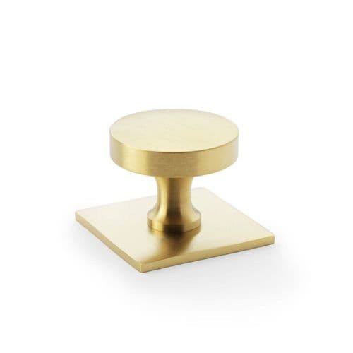 CLEARANCE Alexander & Wilks - Bullion Cupboard Knob on Square Backplate