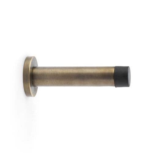 CLEARANCE SALE Alexander and Wilks - Cylinder Projection Door Stop - Antique Brass - AW616AB