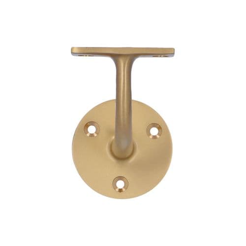 CLEARANCE STOCK Alexander and Wilks - Architectural Handrail Bracket - Satin Brass - AW750SB