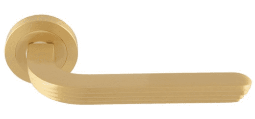 Cloud Lever On Rose - CD5SB - Satin Brass