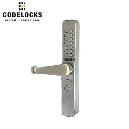 Codelocks CL0460 Narrow Aluminium Door Digital Lock with Screw-in Cylinder