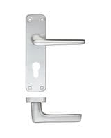 Contract Aluminium Euro Profile Lever On Backplate SAA - ZCA21EPSA