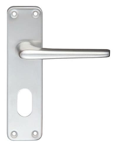Contract Aluminium Oval Profile Lever On Backplate SAA - ZCA21OPSA
