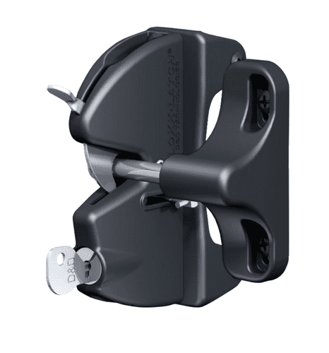 D&D Deluxe Lokk Latch Gate Lock Lockable from One Side