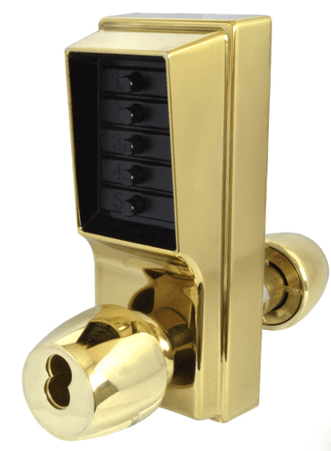 DORMAKABA Series 1000 1041B Knob Operated Digital Lock With Key Override & Passage Set