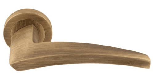Dune Lever On Round Rose - DU5AB - Antique Brass