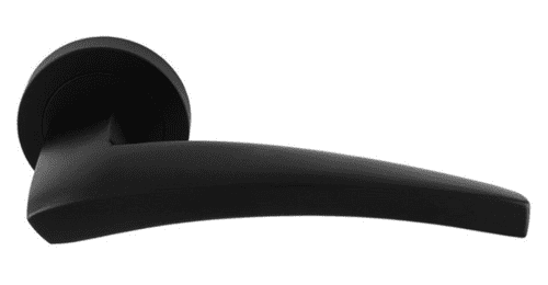 Dune Lever On Round Rose - DU5BLK - Matt Black