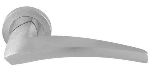 Dune Lever On Round Rose - DU5SC - Satin Chrome