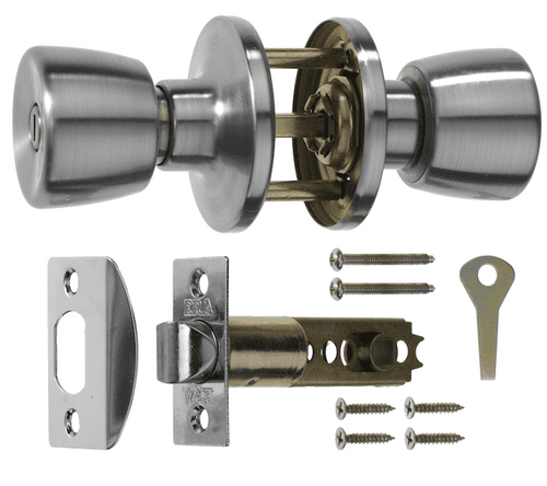 ERA 168-52 Bathroom Privacy Knobset - Satin