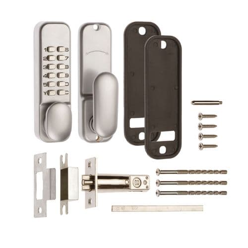 ERA 3002 Push Button Digital Door Lock, Oval Handle