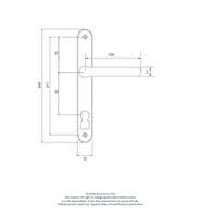 ERA Inline Lever Lever Door Handle for Invincible Door Locks