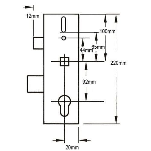 ERA UPVC Replacement Multi-Point Gearbox