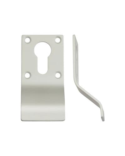 Euro Cylinder Latch Pull Escutcheon - ZAS16-PCW