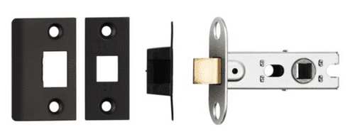 Eurospec - BTL Tubular - Mortice Latch - BTL25MB - Matt Black - 64mm