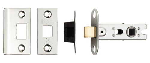 Eurospec - BTL Tubular Mortice Latch - BTL25NP - Nickel Plate - 64mm