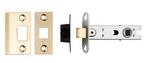 Eurospec - BTL Tubular Mortice Latch - BTL30SB - Satin Brass - 76mm