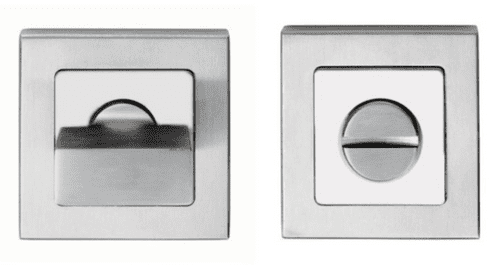 Eurospec - Stainless Steel Square Thumbturn And Release - SST1415DUO - Satin Stainless Steel