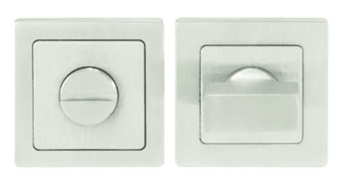 Eurospec - Stainless Steel Square Thumbturn And Release - SST1415SSS - Satin Stainless Steel