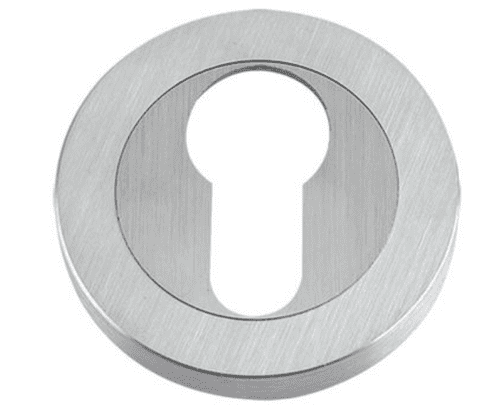 FB001SC Euro Profile Escutcheon - Satin Chrome