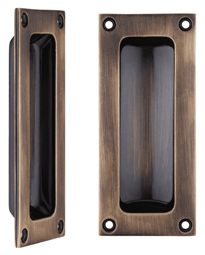 FB90FB Flush Pull - Florentine Bronze
