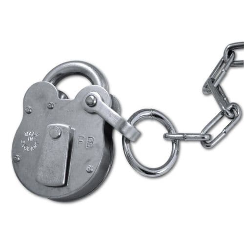 Fire Brigade FB1 Padlock + Chain