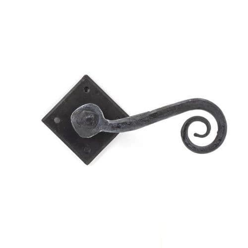 From The Anvil Monkeytail Door Handle on Rose - Pair - 33848