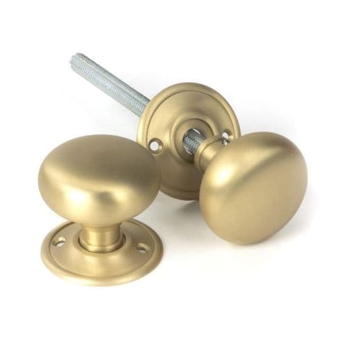 From The Anvil Mushroom Mortice/Rim Door Knob - Pair - 46681