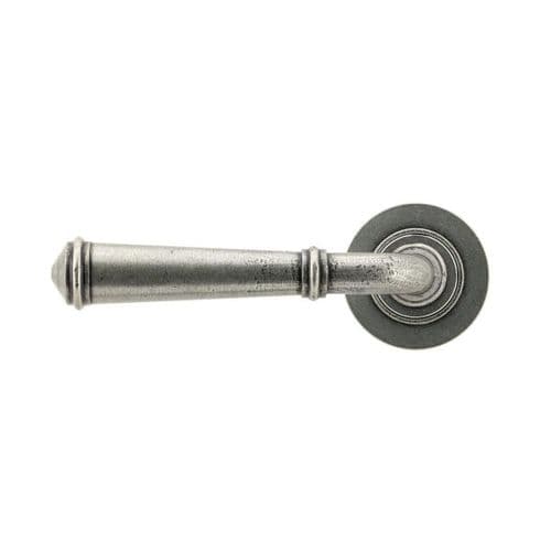 From the Anvil Regency Door Handle on Plain Rose - Pair - 45643