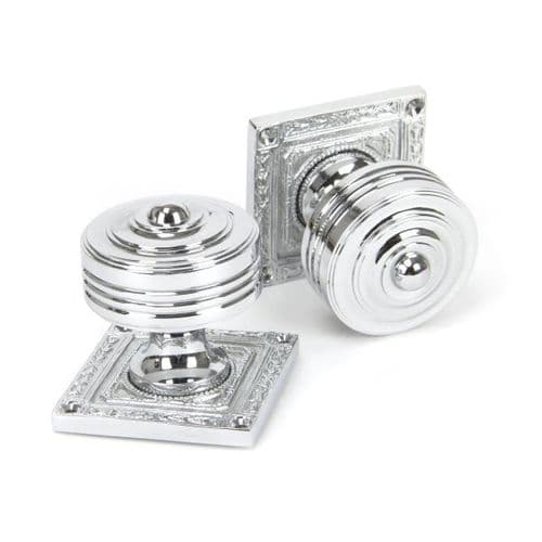 From The Anvil Tewkesbury Square Mortice Door Knob - Pair - 90292