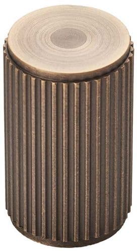 FTD712AB Carlisle Brass Line Cabinet Knob - Antique Brass