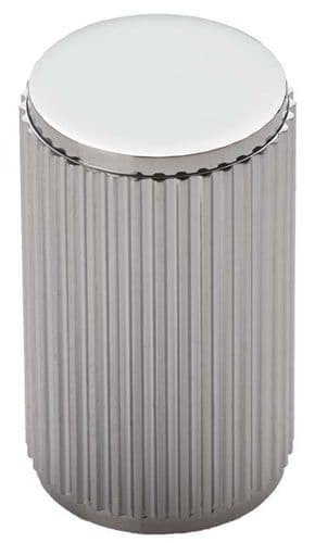 FTD712CP Carlisle Brass Line Cabinet Knob - Polished Chrome