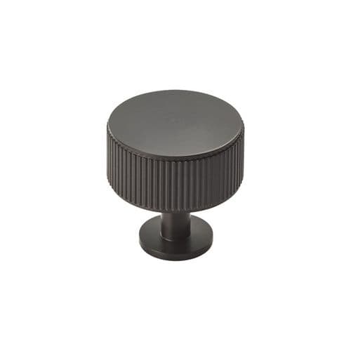 FTD713MB Carlisle Brass Lines Radio Cabinet Knob - Matt Black