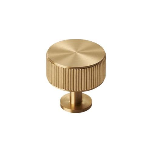 FTD713SB Carlisle Brass Lines Radio Cabinet Knob - Satin Brass