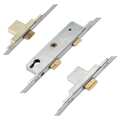 Fullex SL16 Latch, 3 Deadbolts, Split Spindle