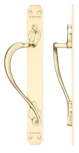 Fulton & Bray FB114 Pull Handle - Polished Brass