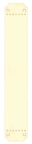Fulton & Bray FB115 Finger Plate - Polished Brass