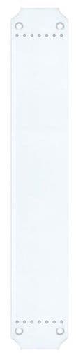 Fulton & Bray FB115 Finger Plate - Polished Chrome