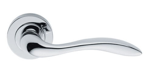 Giava Lever On Round Rose - GI5CP - Polished Chrome