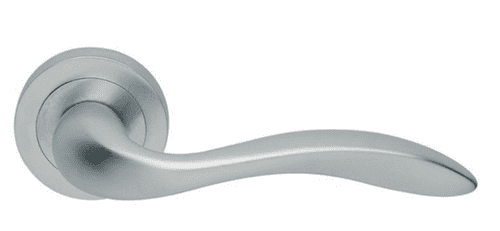 Giava Lever On Round Rose - GI5SC - Satin Chrome